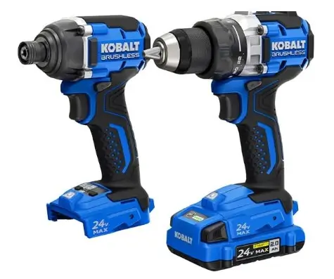 Kobalt 24V Max Brushless Drill/Driver Kit on Lowe's